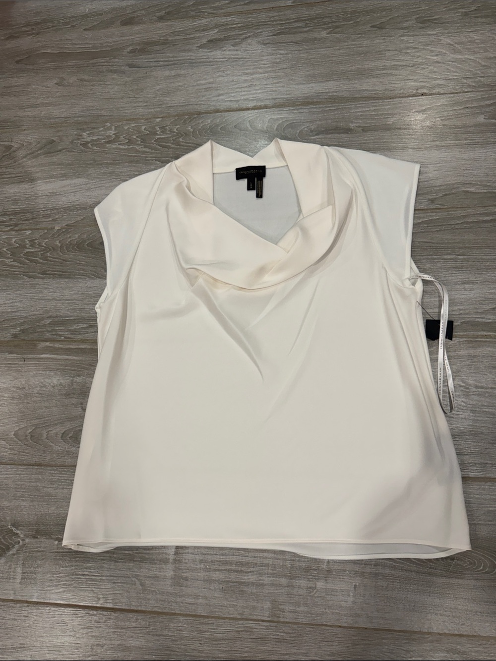 Donna Karan Sleeveless Cowl Neck Women's Top L
